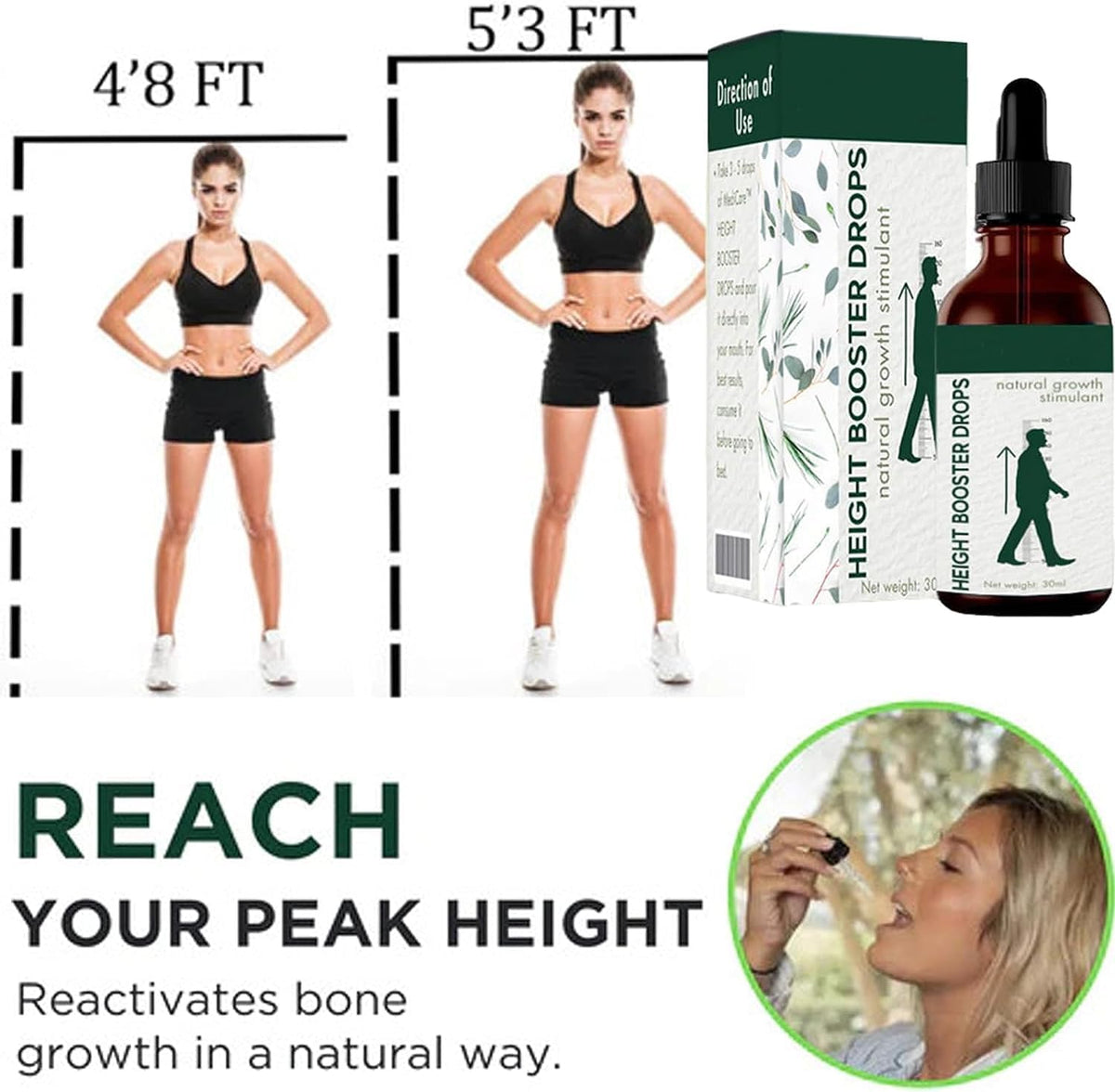 Height Booster Drops (30ml)