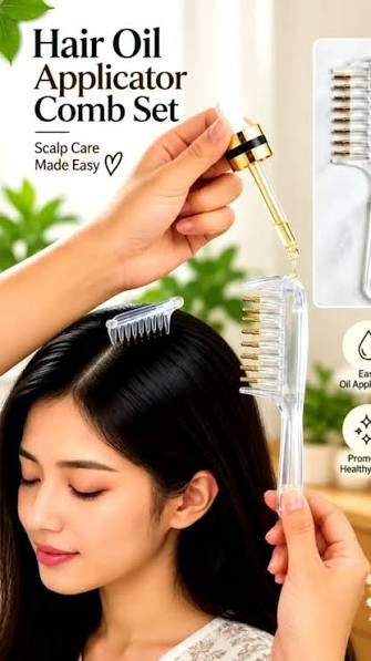 Scalp Oil Applicator Comb / Hair Oil Applicator Comb