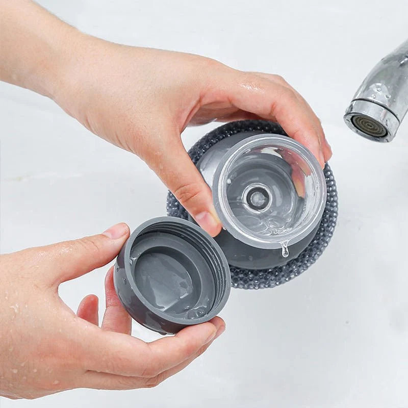 Liquid Adding Pot Washing Brush